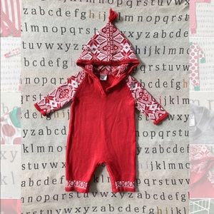 Hanna Andersson knitted hooded romper